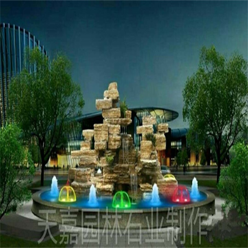 青岛水幕墙喷泉设计